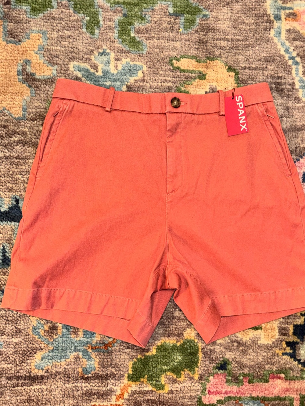 SPANXsupersmooth™ High Waist Stretch Twill Shorts - Picture 2 of 5